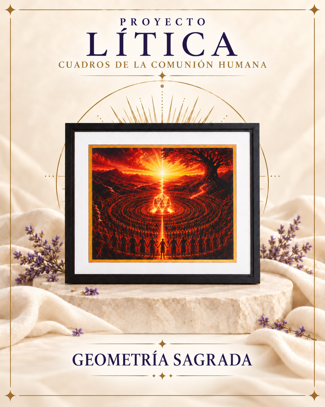 Cuadro Geometría Sagrada